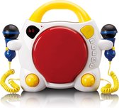 Lenco KCD-011KIDS - Lecteur CD karaoké portable avec Bluetooth pour enfants