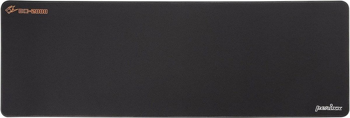 Perixx DX-2000XXL muismat - Bureau onderlegger 90x30 cm - Antislip onderkant - Gestikte randen - Waterproof - 3mm - Zwart