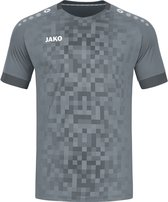 Jako Pixel Shirt Korte Mouw Kinderen - Steengrijs | Maat: 128