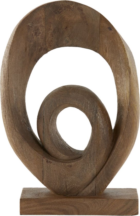 Light&living Décoration 30x9x46 cm RANDA bois marron foncé