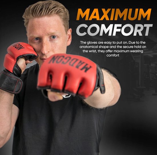 MADGON MMA Handschoenen met Professionele Padding