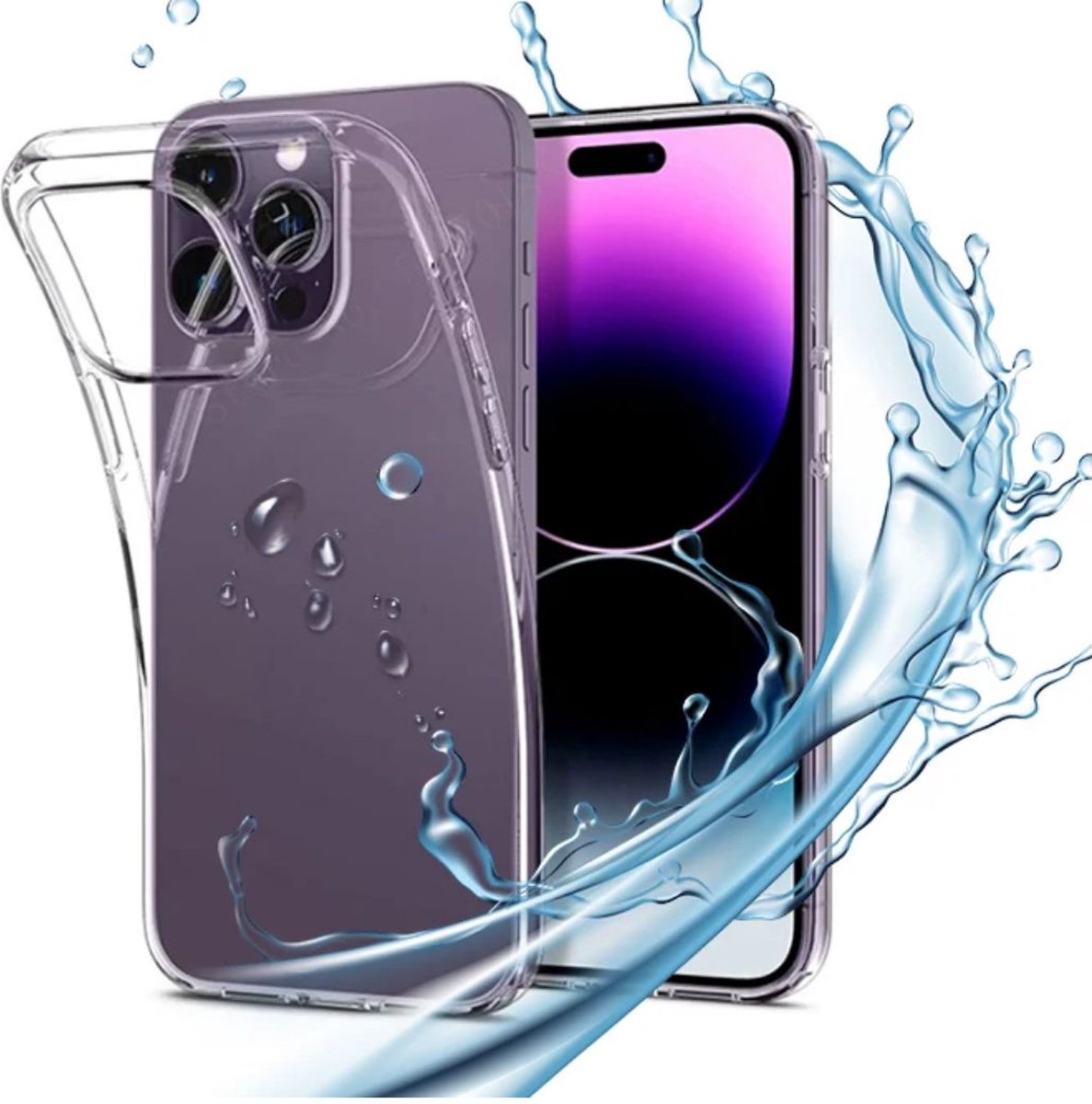 Iphone 13 silicone case transparant