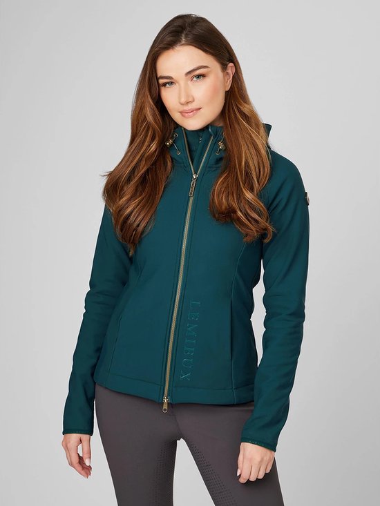 Foto: Lemieux jas charlotte softshell donkergroen 40