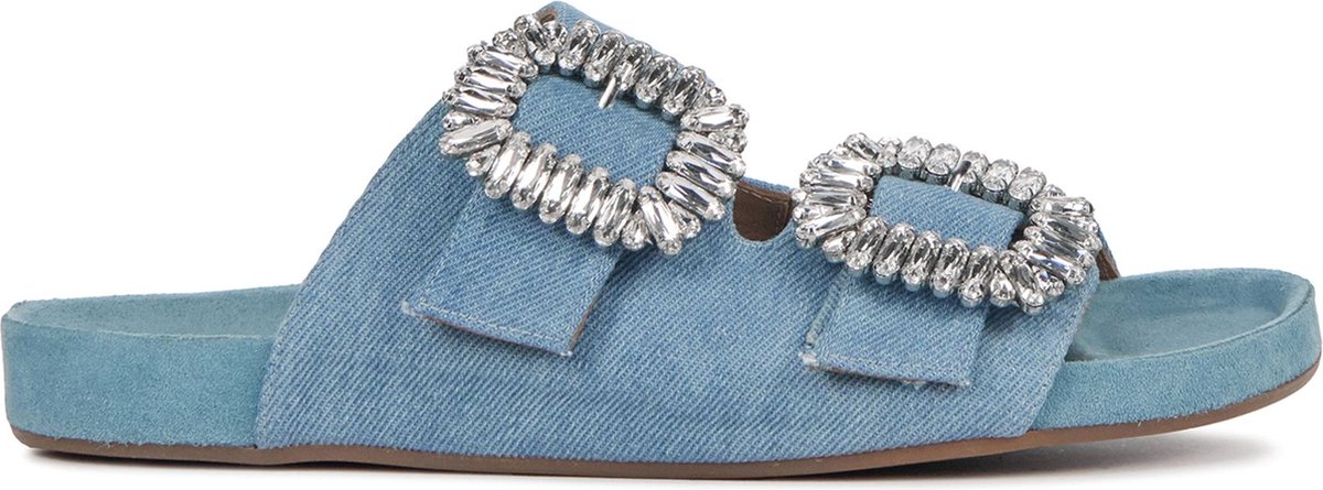 Toral Slippers / Slides Dames - 10865 - Jeans blauw - Maat 38