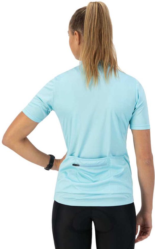 Rogelli Core Fietsshirt Dames - Korte Mouwen - Wielrenshirt - Lichtblauw - Maat S van Merkloos — afbeelding 5