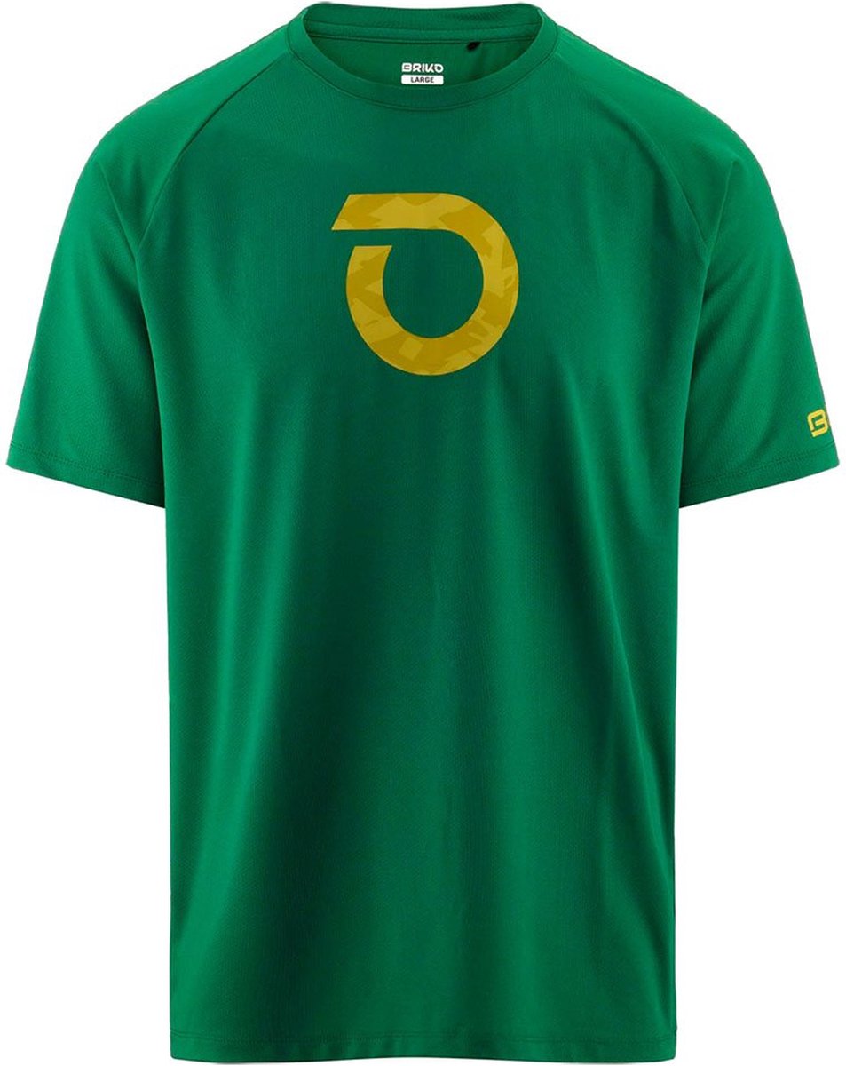 Briko Adventure Graphic T-shirt Met Korte Mouwen Groen M Man