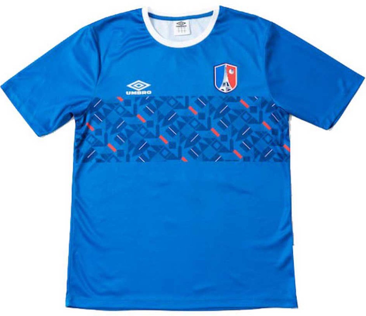 Umbro France Chest Panel World Cup 2022 T-shirt Met Korte Mouwen Blauw XL Man