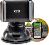 R2B® Telefoonhouders Auto Zuignap Compact - Geschikt voor Raam, Dashboard en Bureau - Gsm Houder Auto - Autoaccessoires - Auto Telefoonhouder - Model Hoorn