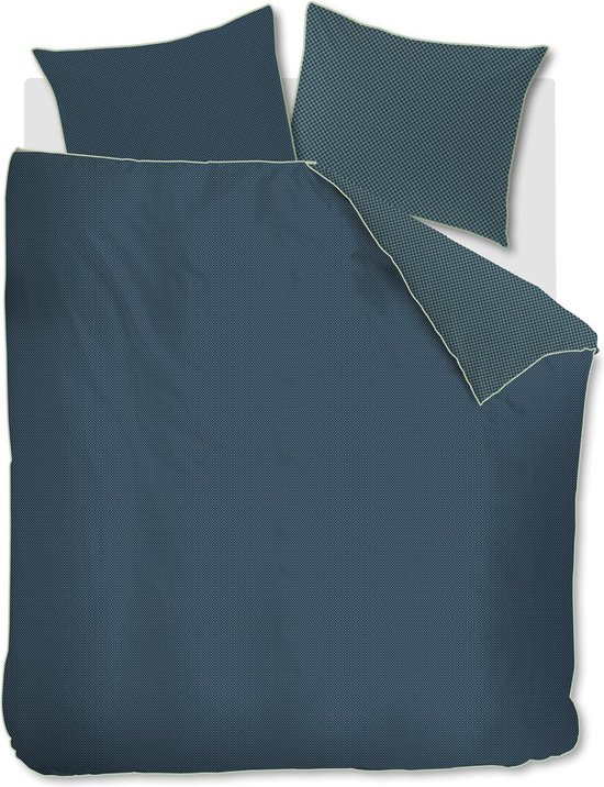 Housse de couette Kardol Richmond - Lit simple - 240x200/220 cm - Blue Vert