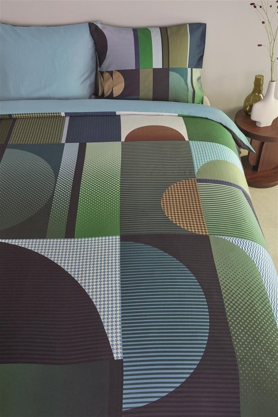 Kardol Utopia dekbedovertrek - Lits-Jumeaux - 240x200/220 - Blauw Groen van Merkloos — afbeelding 4