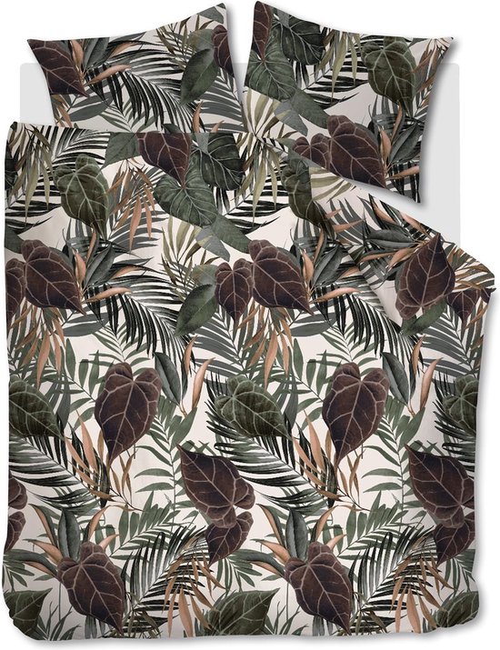 Housse de couette Beddinghouse Ohema - Blanc cassé - 200 x 200/220 cm + 2x 60 x 70 cm