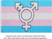 Transgender Pride Vlag 90x60CM - Trans Identity Flag - LGBT - Pride - Regenboog Vlag - lgbtqia+ - Polyester