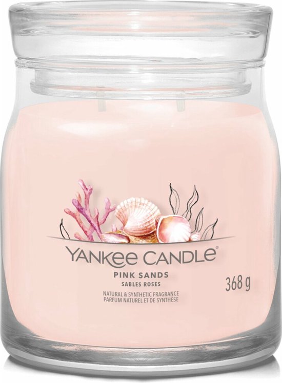 Yankee Candle - Pink Sands Signature Medium Jar - Moederdag cadeau