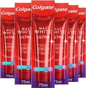 6x Colgate Tandpasta Max White Ultra Freshness Pearls 75 ml