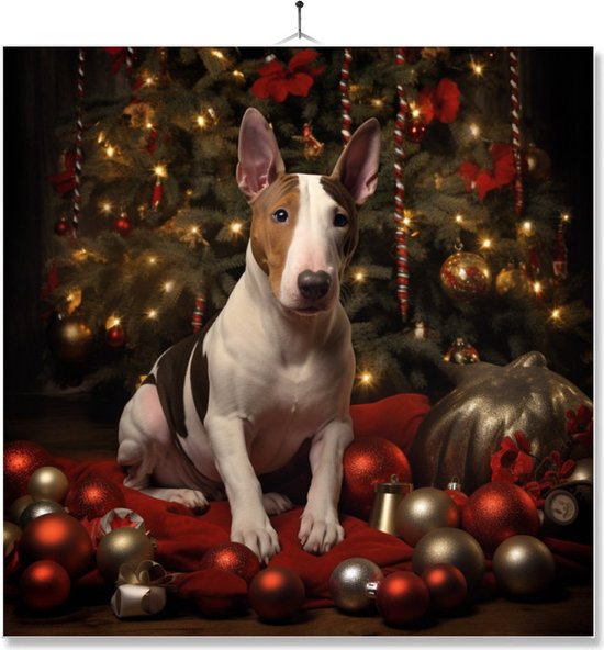 Bullterrier Metallschild Vintage - 20x30cm Wanddekoration Für Hundefans