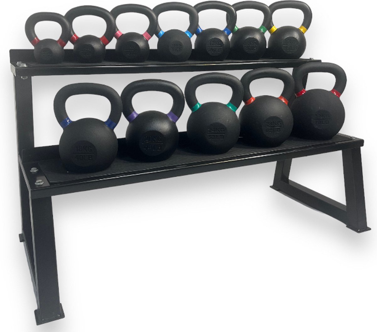 Padisport Kettlebell 24 Kg - Gietijzeren Kettlebell - Halters En Gewichten - Fitness Gewichten – foto 3