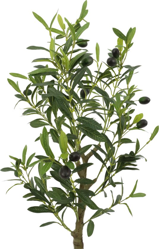 VEVOR Kunstboom 179 cm kunstplant PE hoge olijfboom kunstboom groen met pot 170 x 145 mm