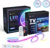 Lideka® - LED strip 10 meter + TV strip 2M - RGB - Met Afstandsbediening - Zelfklevend - Verlichting - Led Lights - Led Light Strip - Licht strip