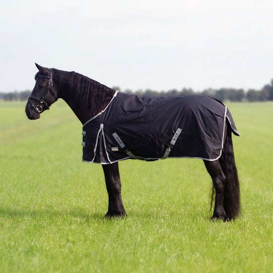 Qhp Deken Qhp Turnout Xl Zwart