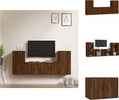vidaXL TV-meubelset Retro Oak - 57x34.5x40 cm - 40x34.5x80 cm - Kast