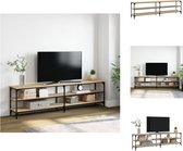 vidaXL TV-meubel - Sonoma eiken - 180 x 30 x 50 cm - Kast