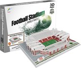 Puzzle 3D Stade de Football-Stade Old Trafford Manchester United -À partir de 8 ans -131 pièces - speelgoed éducatifs 3D - Puzzle 3D Multicolore