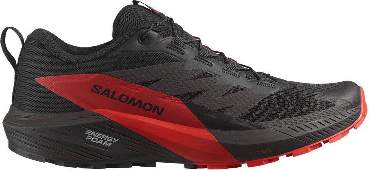Salomon Sense Ride 5 Trailrunningschoenen Rood,Zwart EU 49 1/3 Man