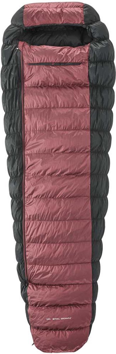 Nordisk Voyage 500 Sac de couchage Rouge,Noir Court - Fermeture gauche