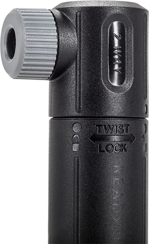 RFR Pomp - Twist-Lock - Minipomp - Max. druk 8.20 Bar - Kunststof - 88 Gram - Zwart — afbeelding 3