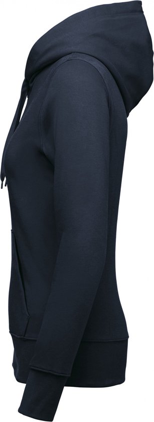 Sweatshirt Dames XL Kariban Lange mouw Navy 85% Katoen, 15% Polyester