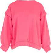 Roze Jogger Sweater - Truien - Sweaters - Schouder detail - Azzuro Mode- Roze