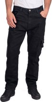 Lee Cooper Arbeitshose Pantalon LCPNT239 Jeans de charpentier extensible Noir-W36-L33