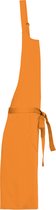 Schort/Tuniek/Werkblouse Unisex One Size Kariban Orange 100% Katoen