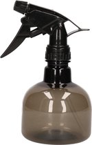 Waterverstuivers/spuitflessen 330 ml zwart - Plantenspuiten/schoonmaakspuiten