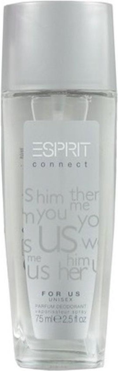 Esprit Deospray Unisex  Connect 75 ml - 1 stuks