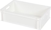 Stapelbak - Opbergbox - 600x400xH175mm - wit