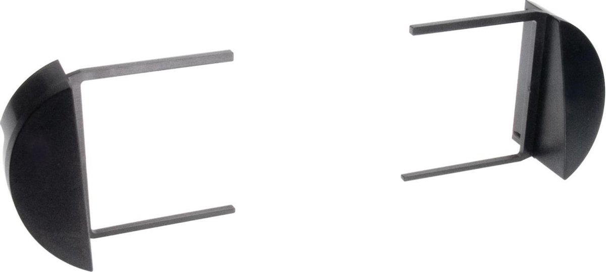 1-DIN Paneel geschikt voor Volkswagen New Beetle (Cabrio) 1998-2010 Kleur: Zwart