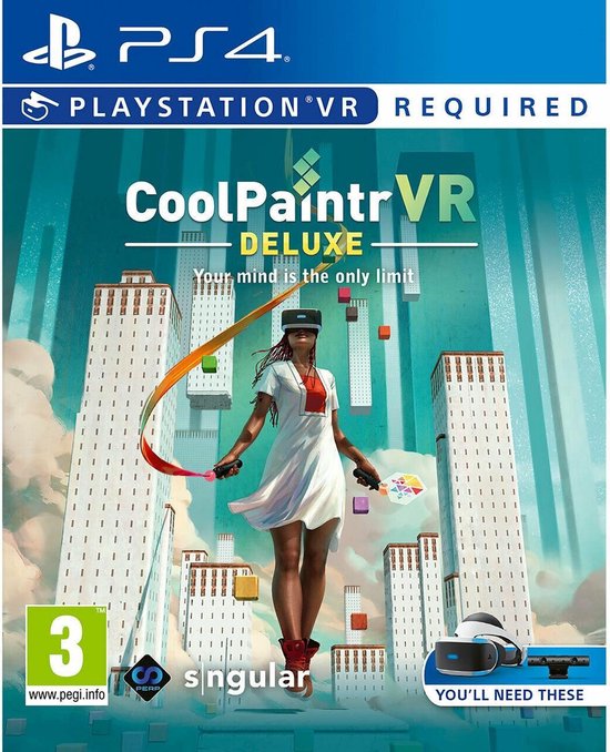 Perp CoolPaintrVR Deluxe Edition, PS4, PlayStation 4, E (Iedereen), Fysieke media