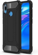 Magic Armor TPU + PC Combinatie Case voor Huawei Y7 (2019) (Zwart)