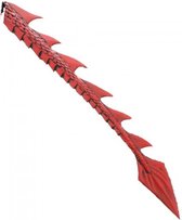 Zac's Alter Ego - Dragon Tail Kostuum Accessoire - Drakenstaart - Rood