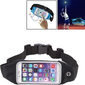 Waterdichte sport heuptas etui met oortelefoongat voor iPhone 6 plus en 6s plus (zwart)