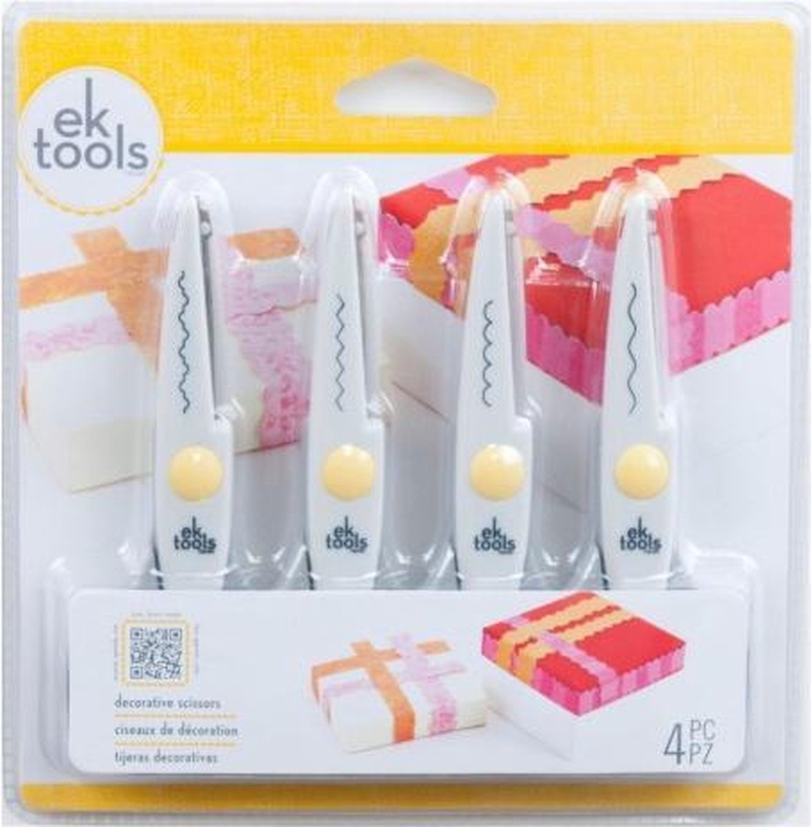EK tools decorative scissor x4