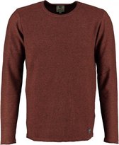 Garcia trui katoen burnt orange melange - Maat XL