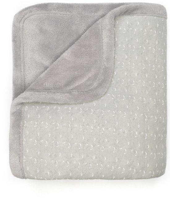 Snoozebaby Wiegdeken Lovely Grey (75 x 100cm)