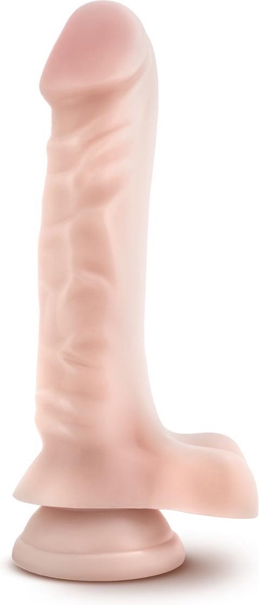 Goedkoopste Blush - Dr Skin realistische dildo 22 cm met scrotum en zuignap
