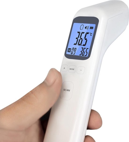 vers Waarschuwing transactie Thermometer voorhoofd contactloos infrarood |Infrarood thermometer |Baby /  Volwassenen... | bol.com
