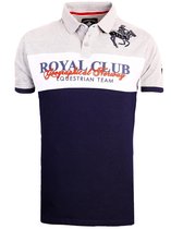 Geographical Norway Poloshirt Blauw Royal Club Kice - M