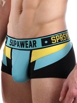 Supawear Spectrum Trunk Electric Blauw - MAAT M - Heren Ondergoed - Boxershort voor Man - Mannen Boxershort