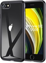 ESR Essential iPhone 7/8/SE 2020 Transparante TPU Back Cover Zwart