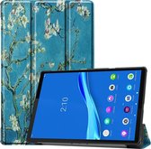 Cazy Lenovo Tab M10 Plus hoes - Smart Tri-Fold Book Case - Wintersweet